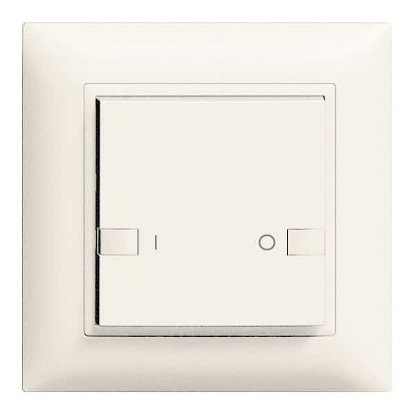 UP-Frontset ON-OFF 1K/1T ZEP 88×88mm weiss