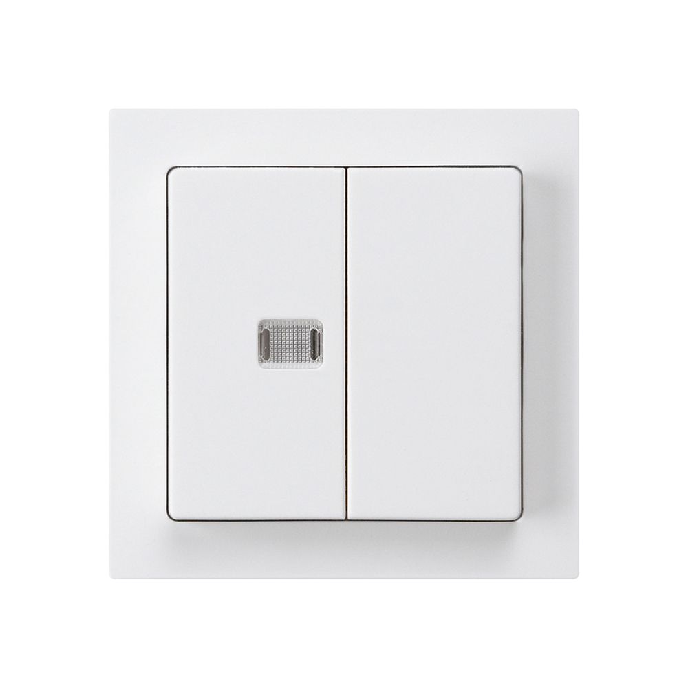 Frontset kallysto weiss mit 1 Linse 60×60mm