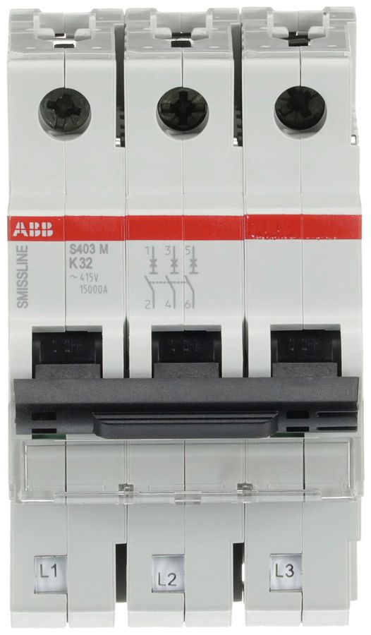 Disjoncteur SMISSLINE TP S 3×32A K 10kA