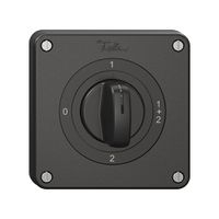 Drehschalter NEVO N.CO 1/1 L, mit Drehgriff, KS, 0-1-1+2-2, schwarz