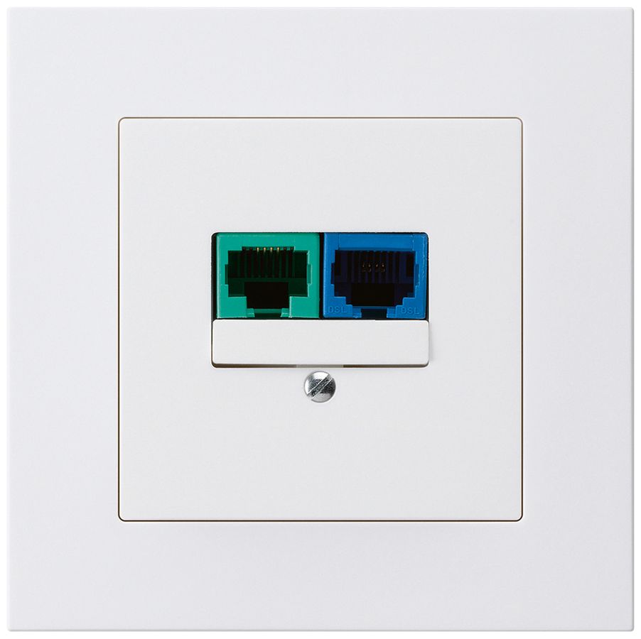 UP-Dose DSL kallysto.pro 2×RJ45 weiss