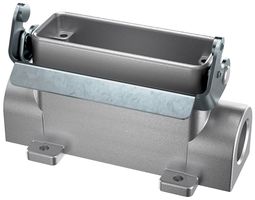 Sockelgehäuse Walther PROCON T701516MS, Stutzen 2×M20, H=57mm, Al