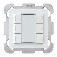 Tasto INC kallysto B KNX 6× LED RGB s/e-link bianco