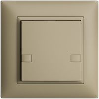 Pulsante univ. INC 1×2t mors. innest. EDIZIOdue sand, senza LED