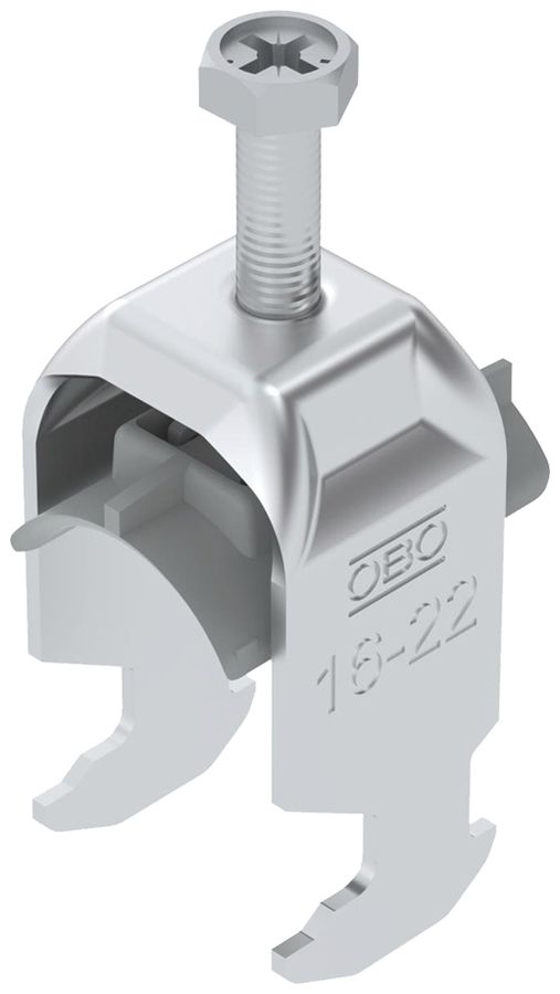 Fixation rapide BET 2056 pied à H matière synthétique 16…22mm 1×câble aluminium