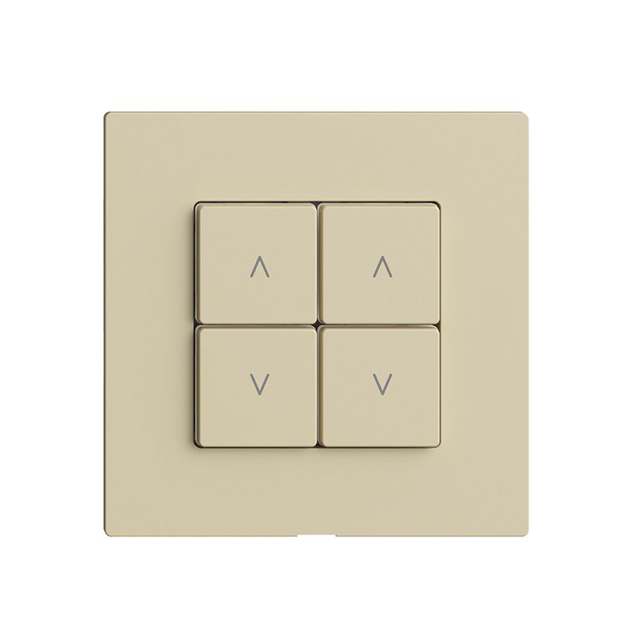 Bedienaufsatz zu Storenschalter 2K/4T Edue Wiser vanille