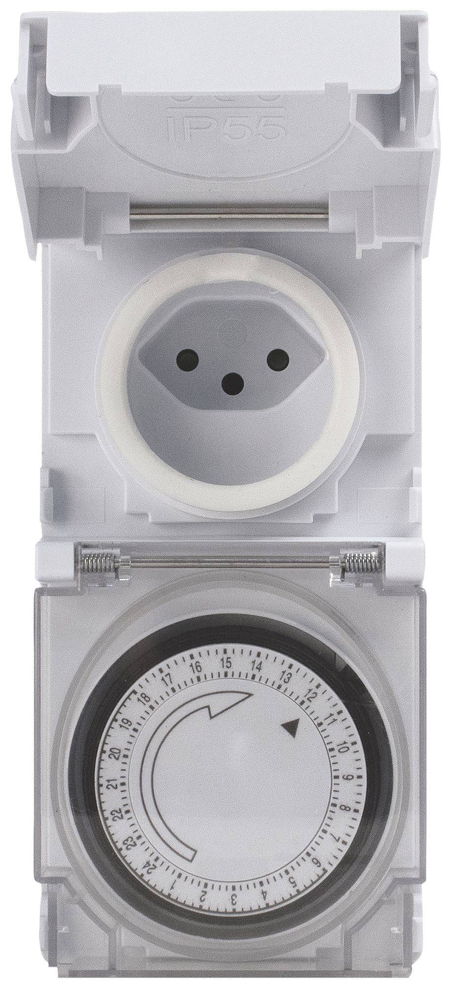 Timer Steffen analogico IP55 T13/T13 24h con 15min intervallo