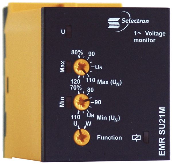 Relais surv.tension EMR SU21M 2C, 1 phase, 110VAC