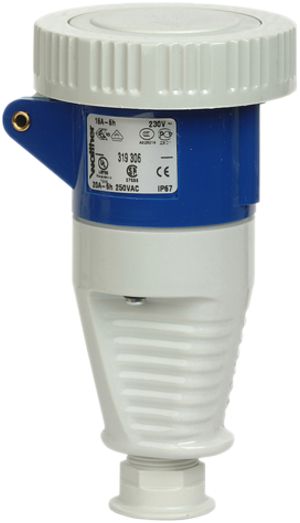 Prise mobile CEEtyp 3L 16A 6h