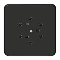 UP-Deckplatte FH 3×T12/1 schwarz