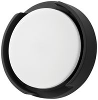 Plafoniera/applique LED  LARGO 15W 1300lm 3000K/4000K IP66 diretto 340mm nero