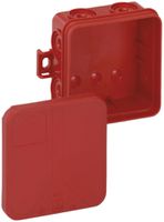 Boîte de dérivation AP Sd 7 SB-L, vide 75×75×37mm, IP55, rouge