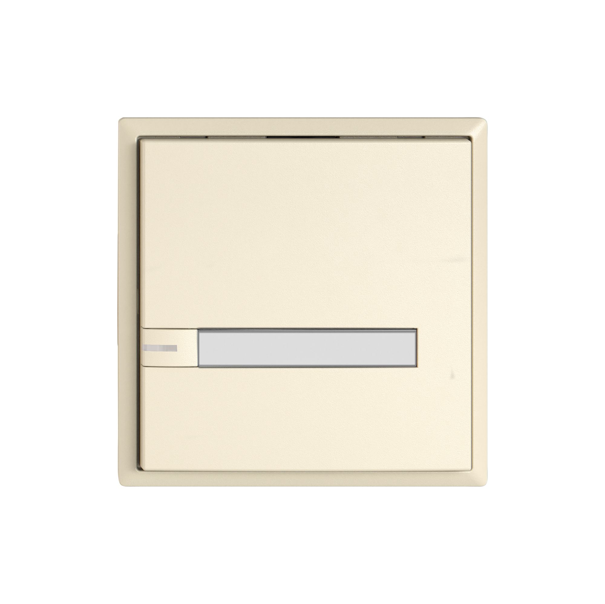 KNX-Taster RGB EDIZIO.liv SNAPFIX® Temperaturfüh.RGB-LED Pap.1×T 1-Tbed.cr