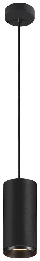 LED-Pendelleuchte SLV NUMINOS L PHASE 28W 2400lm 3000K 60° Ø100×213mm schwarz