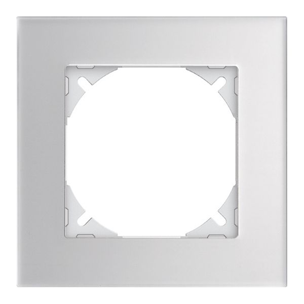 Cadre de rec.EDIZIOdue prestige 1×1 miroir satin