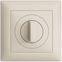 Kit front.INC EDIZIOdue crema 88×88mm per interr.rotativo