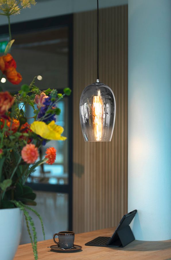 Lampada sospesa SLV PANTILO OVAL E27 15W REG diretto cromo