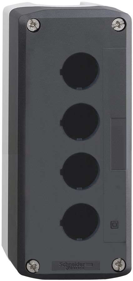 AP-Steuerkasten Schneider Electric 4 Elemente hellgrau