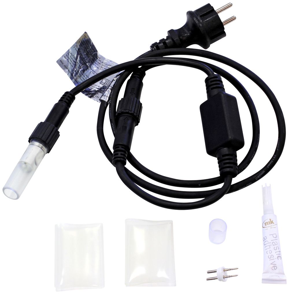 Anschlussset für LED-Licht-Schlauch MK mit CH-Stecker