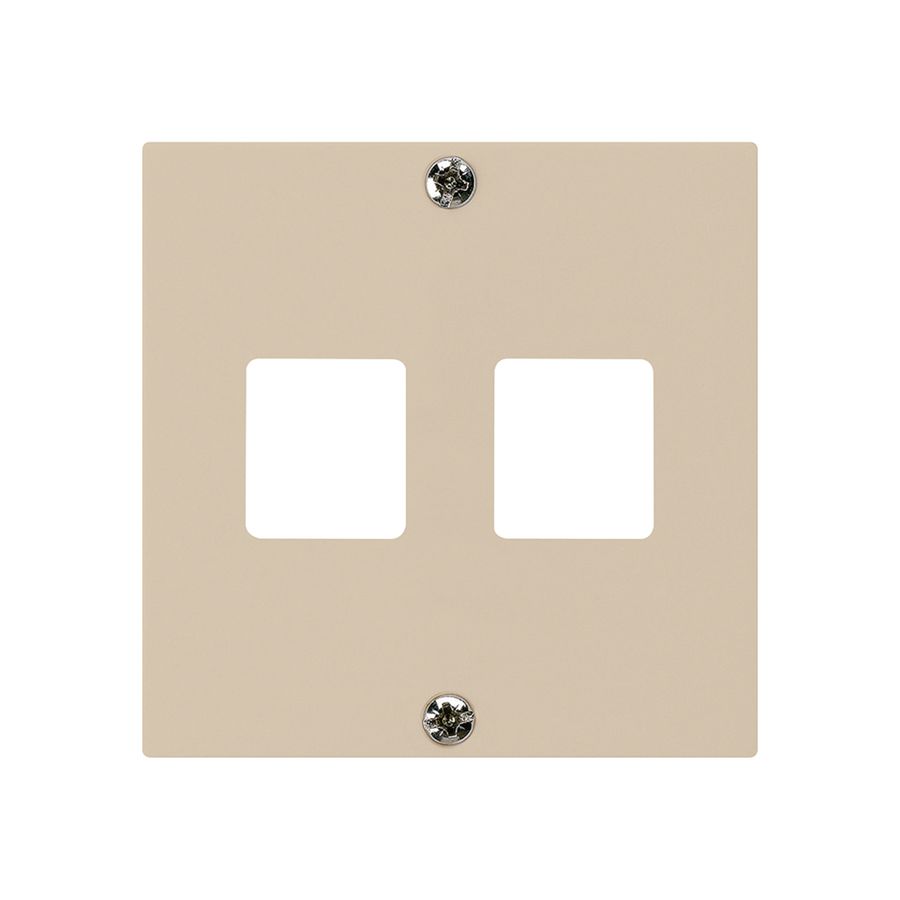 Kit frontale INC HMS kallysto A per 2 moduli beige