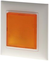 UP-Blitzleuchte EDIZIOdue gelb 12VUC Hugentobler Typ 16 flach