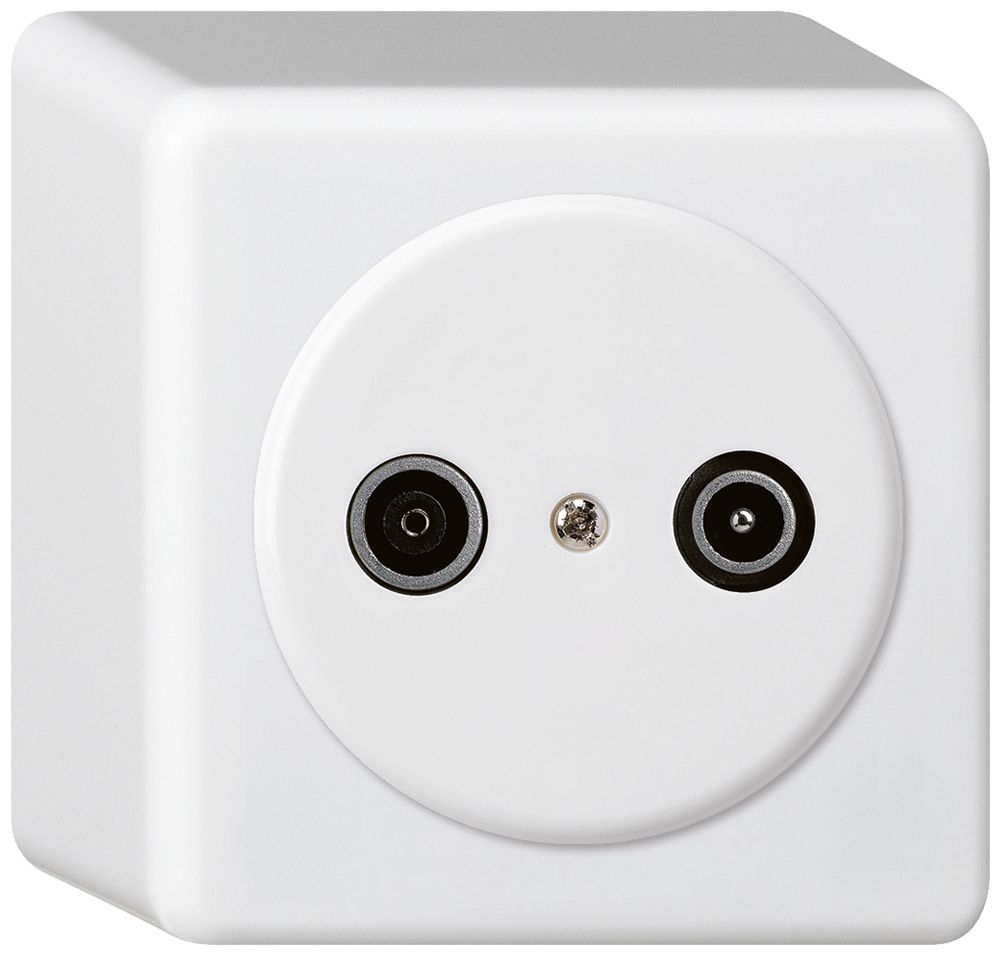 Prise d'antenne AP basico TV-R 11dB 2GHz blanc