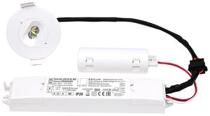 Lampada di emergenza ESYLUX ELH-2 1.5W 150lm 6000K 3h Ø60×28mm bianco