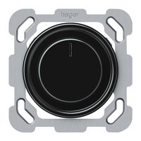 Variateur rotatif ENC Uni-LED origin 230V 20…400VA/W 77×77mm noir