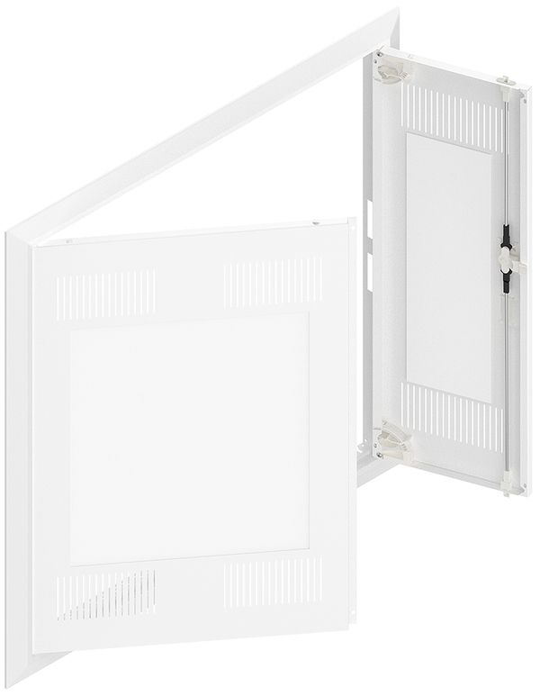 Porta media con cornice SE Pragma bianco per 3parte/5file