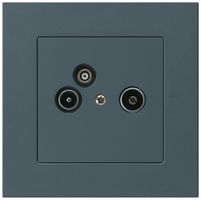 UP-Antennendose R/TV-Daten kallysto.pro 2GHz 10.5db anthrazit