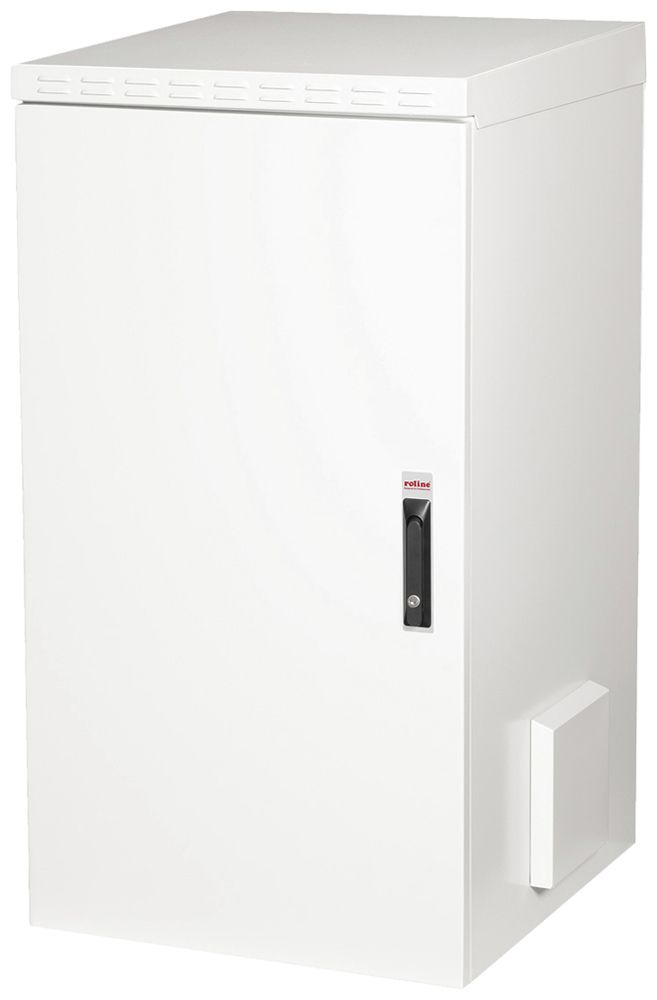 Coffret mural 19" ROLINE Pro 600×1157×600mm 22UH 1×porte acier gris