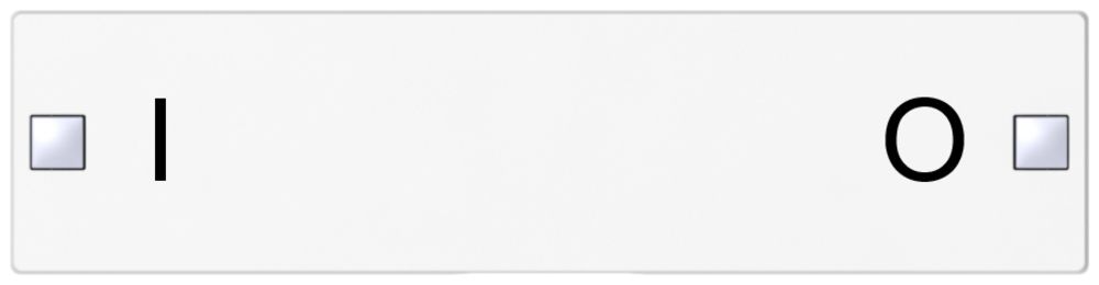 Tasto SIDUS 4/8v per sensore pulsante impressione I/O, bianco