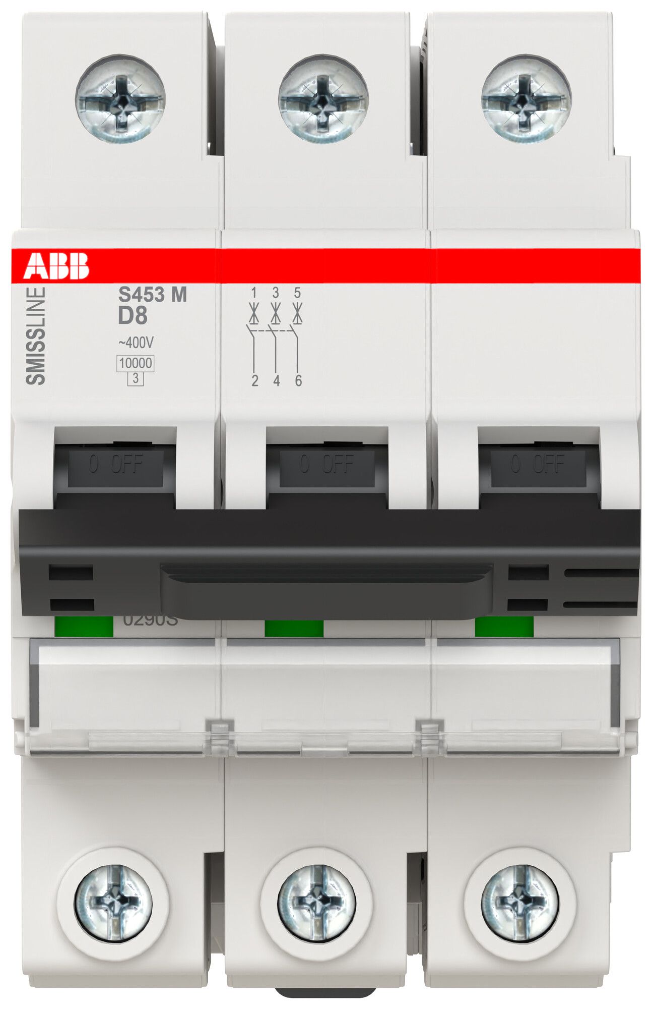 Disgiuntore SMISSLINE CLASSIC 3×8 D 10kA