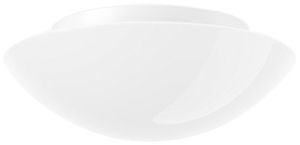 Anbauleuchte RZB FLAT BASIC E27 1×75W IP43 Ø300×106mm weiss