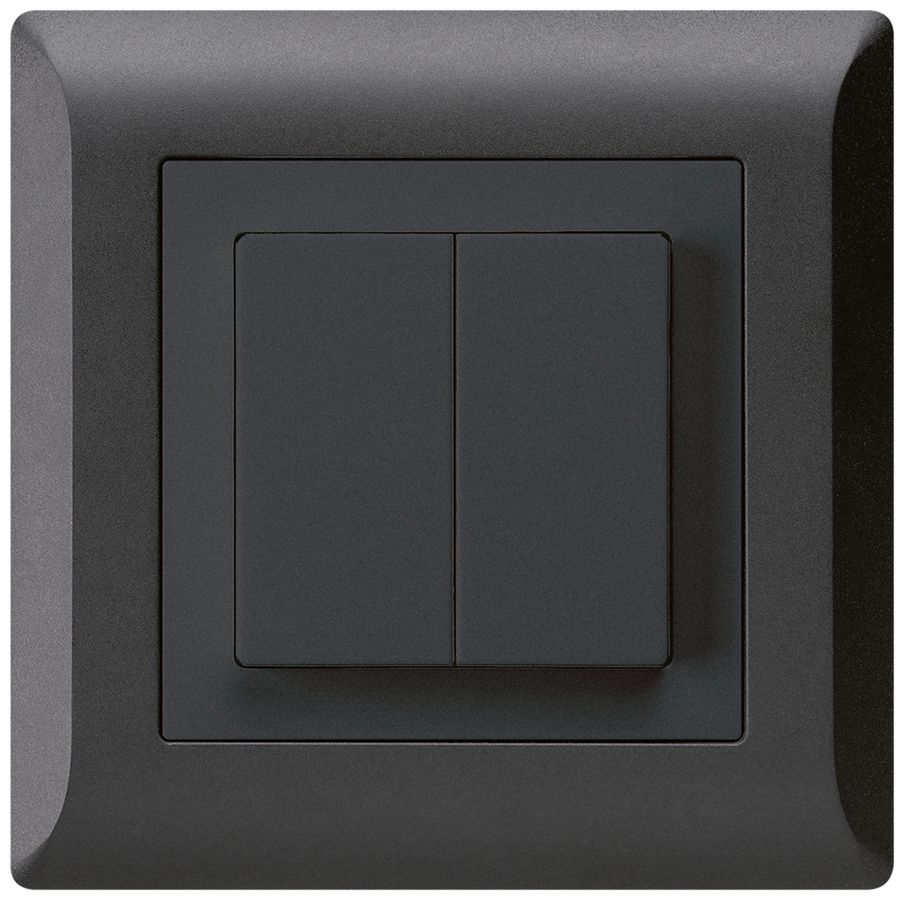 Interruttore INC kallysto.line 3/1P+AR/1P nero