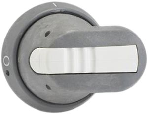 Poignée pistolet ABB pour OT16-125F gris IP65 axe 45mm verrouillable