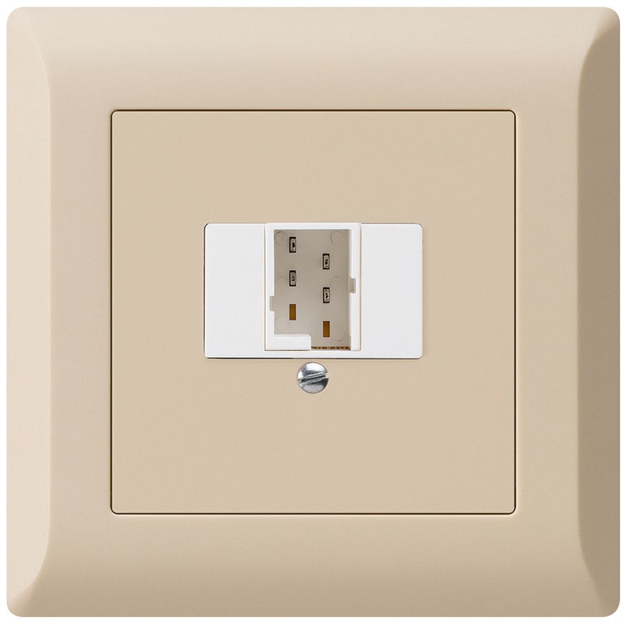 UP-Steck- und Anschlussdose kallysto.line 1×TT83 beige