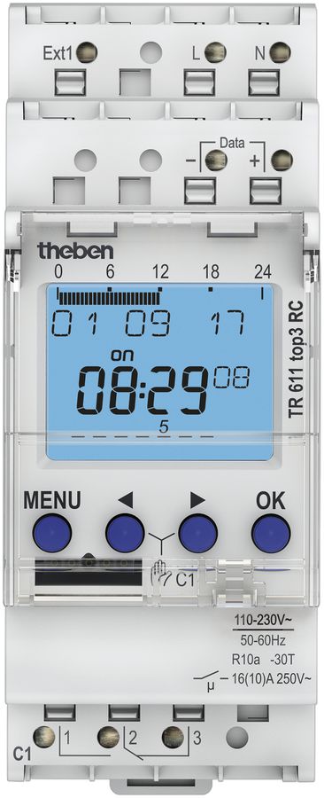 Timer digitale TR 611 top3 RC Theben
