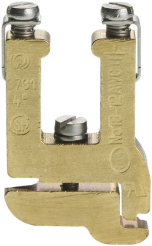 Schutzleiter-Reihenklemme Woertz 1.5…4mm² Schraubanschluss 2×1 G-Schiene
