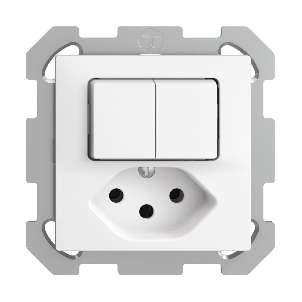 UP-Kombination 1/3+3/1P+T13 EDIZIOdue weiss mit Shutter