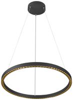 Lampada sospesa LED SLV ONE CUBE 54W 4000lm 930 DALI diretto Ø805 nero