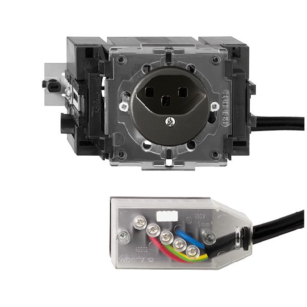 Prise INC FH T23 L2 noir 49…69mm pour câble plat Technofil