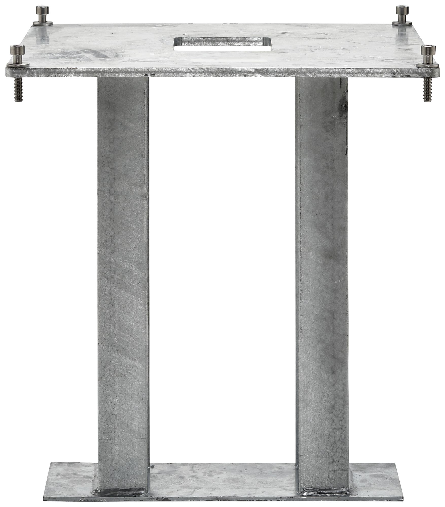 Socle Siedle acier inoxydable acier affiné 458×500×458mm