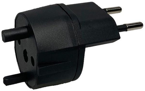 Adaptateur fixe ELBRO unique 0…230V 0…10A (type F/type 11) noir