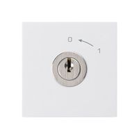 Schwenktaster 0<-1/1L weiss kallysto mit Schloss Kaba 8