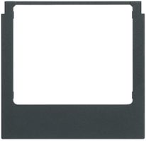 Designrahmen Audio Hager elcom.touch/elcom.fon eckig schwarz