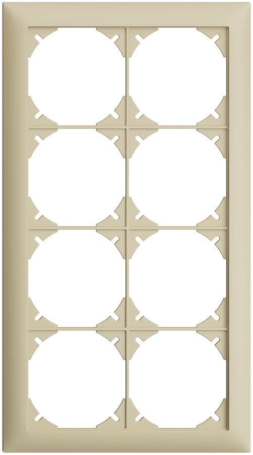 Abdeckrahmen EDIZIOdue 4×2 vanille