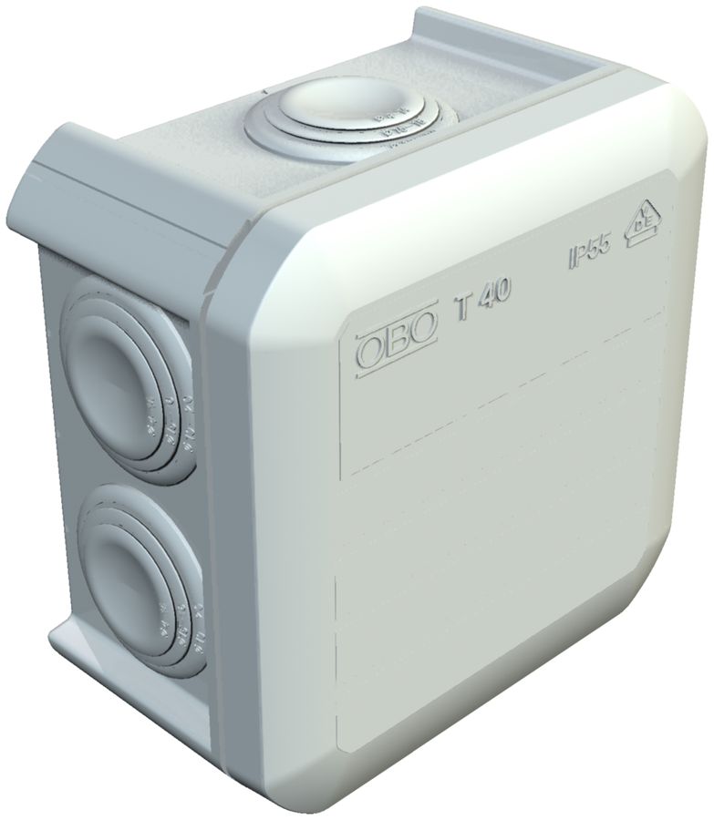 Boîte de dérivation T40 Bettermann grc, s.halog.Bettermann IP55…66