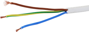 Kabel Td 3×1mm² LNPE weiss Eca