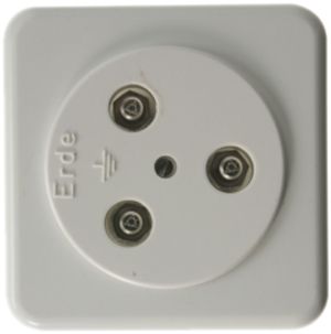 UP-Erdsteckdose 3 Stecker für Potentialausgleich